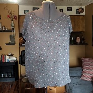 Torrid Button Back Blouse